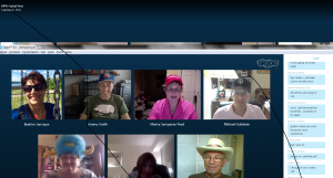 popup skype party
